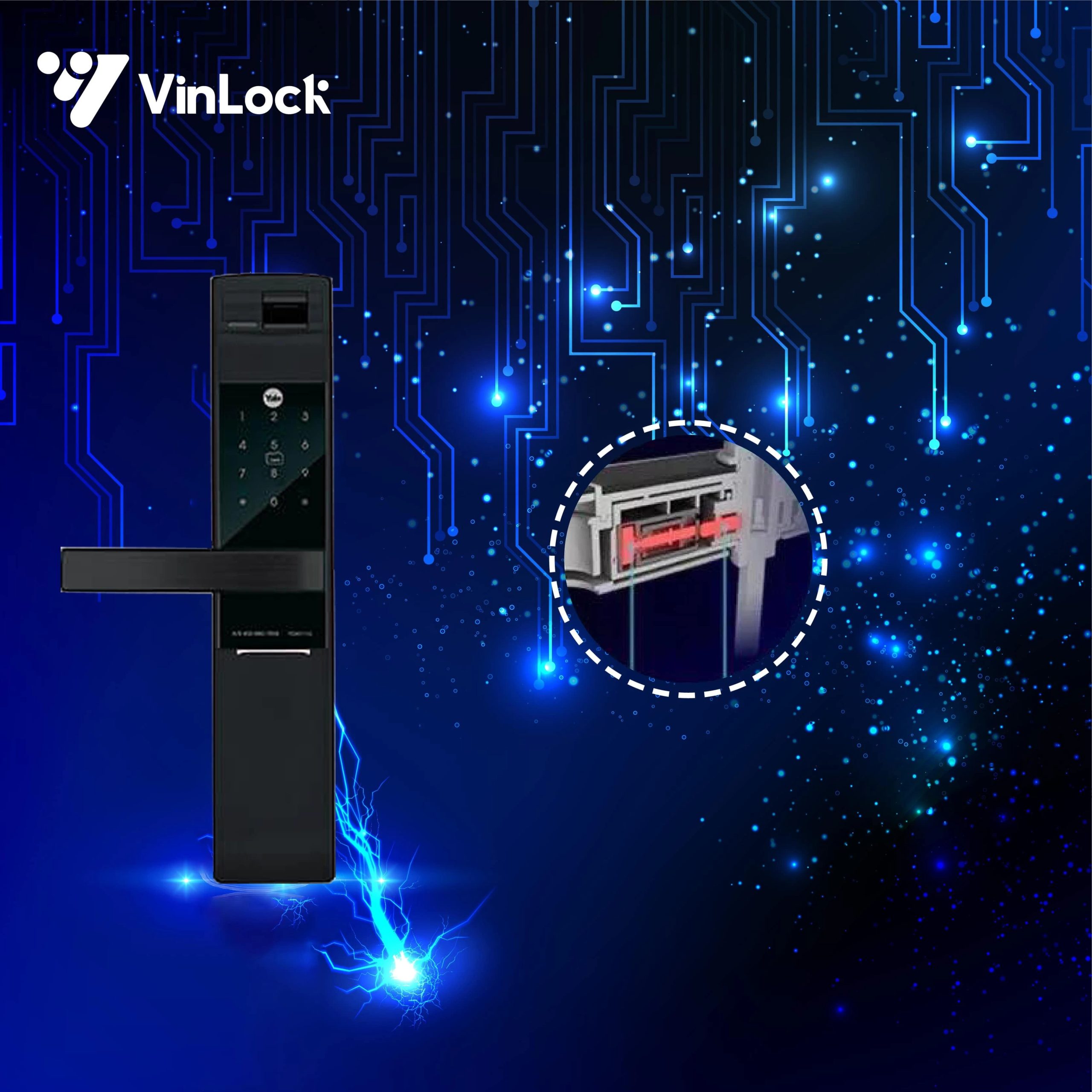 KHOÁ CỬA VÂN TAY YALE YDM 7116 MB