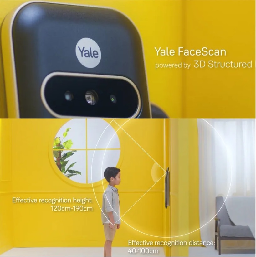 Khóa thông minh Face ID Video call Yale Luna Elite+
