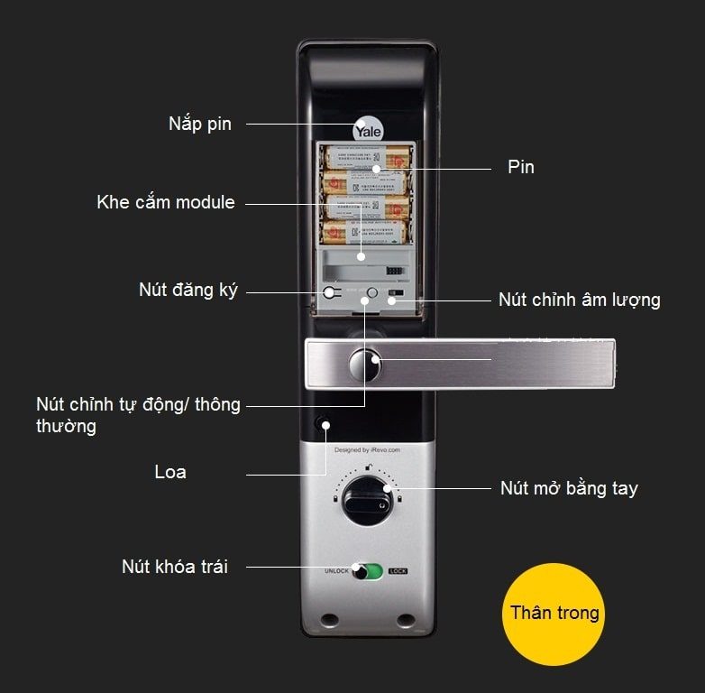 KHÓA THÔNG MINH YALE YDM 4109A